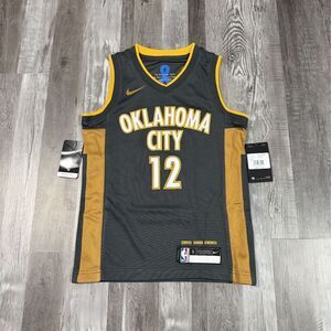 Nike NBA Oklahoma City Thunder #12 Steve Adams City Edition Swingman Youth Small
